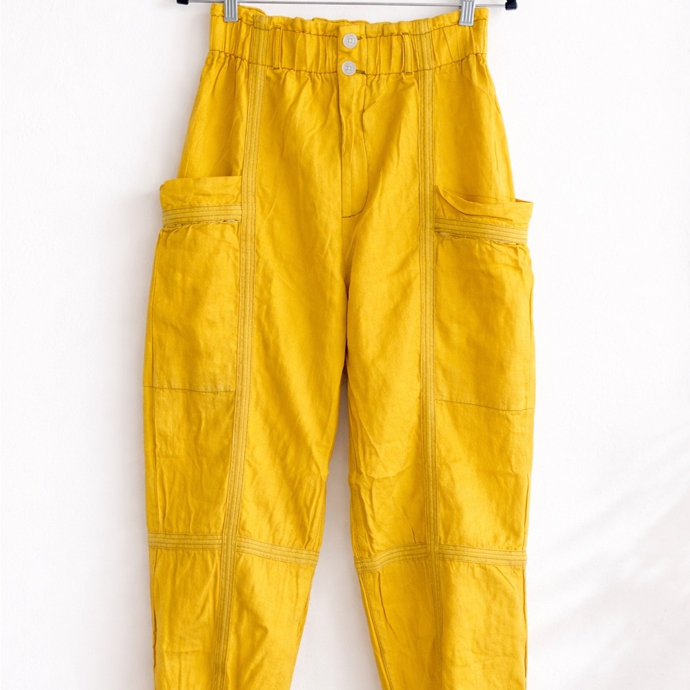 Urban Outfitters Yellow Cargo Trousers